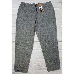 Spyder Active Tapered Leg Moisture Wicking Jogger Pants Mens sz XXL Gray